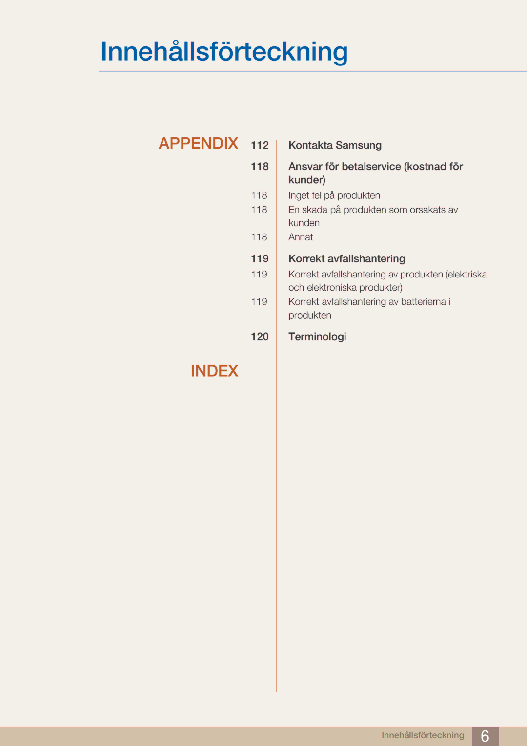 Samsung LF22NTBHBNM/EN manual Appendix 