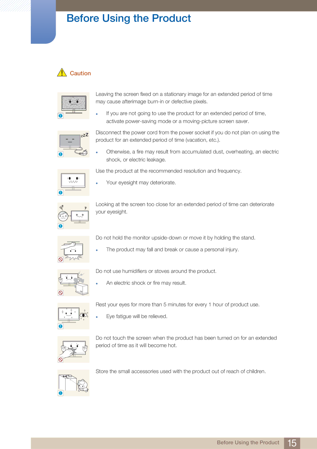 Samsung LF22FN1PFBZXXM, LF22NTBHBNU/EN, LF22NTBHBNM/EN, LF22FN1PFBZXEN, LF22NTBHBNU/XY manual Before Using the Product 