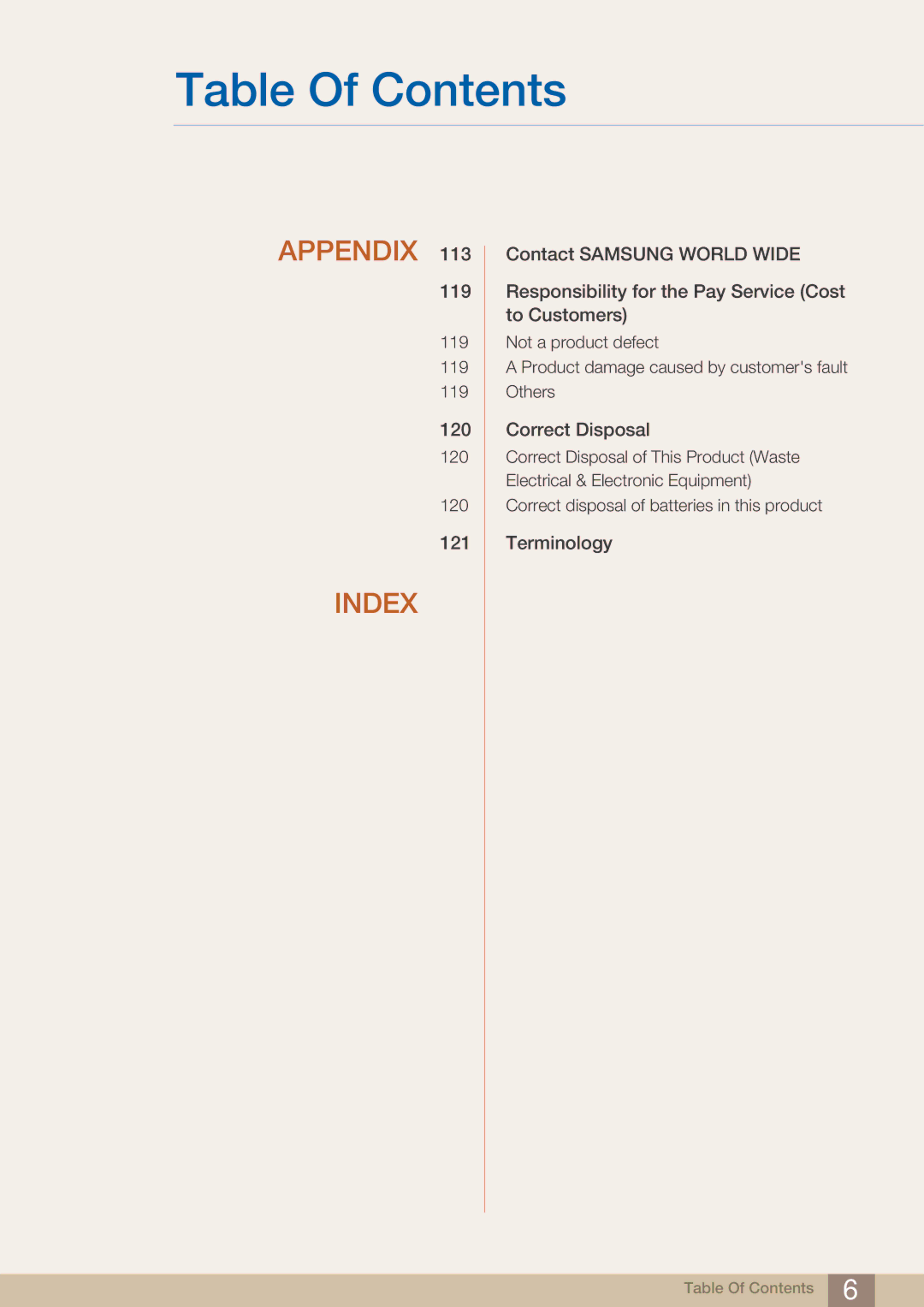 Samsung LF22NTBHBNU/EN, LF22NTBHBNM/EN, LF22FN1PFBZXEN, LF22FN1PFBZXXM, LF22NTBHBNU/XY, LF22NTBHBNM/XY manual Appendix 