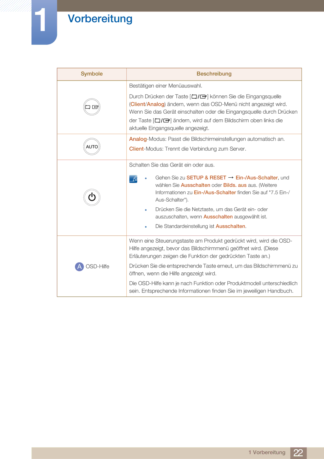 Samsung LF22NTBHBNM/EN, LF22NTBHBNU/EN, LF22FN1PFBZXEN manual Bestätigen einer Menüauswahl 