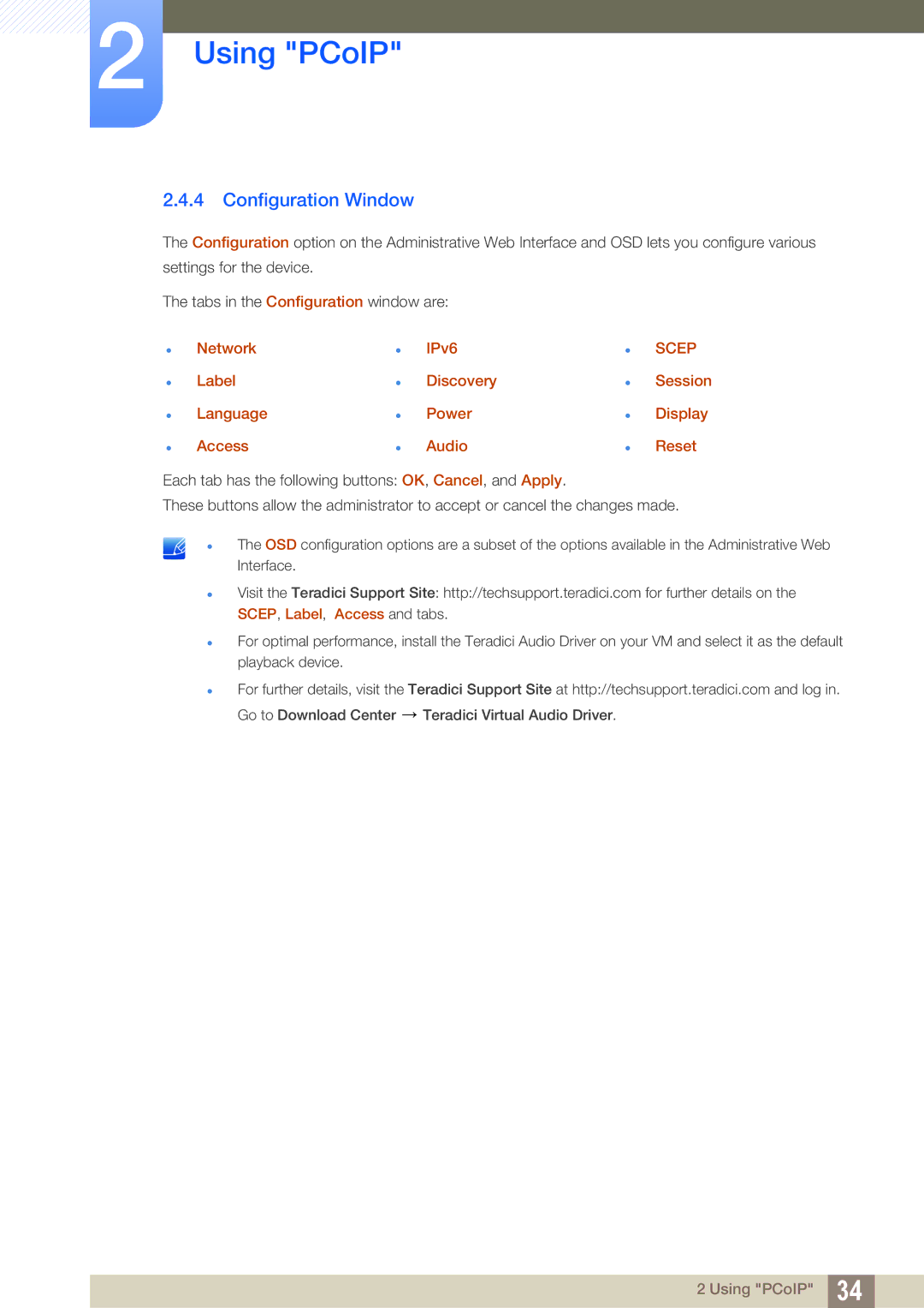 Samsung LF22NTBHBNM/XY, LF22NTBHBNU/EN manual Configuration Window, Network Label Language Access IPv6 Discovery Power Audio 