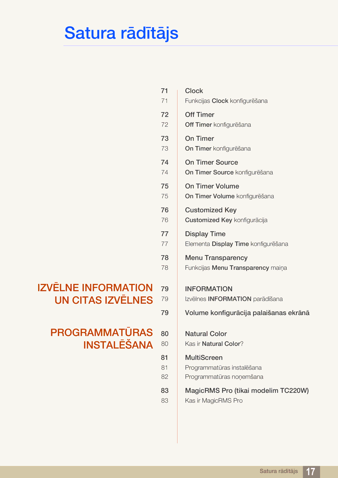 Samsung LF22TOWHBDN/EN manual Information 