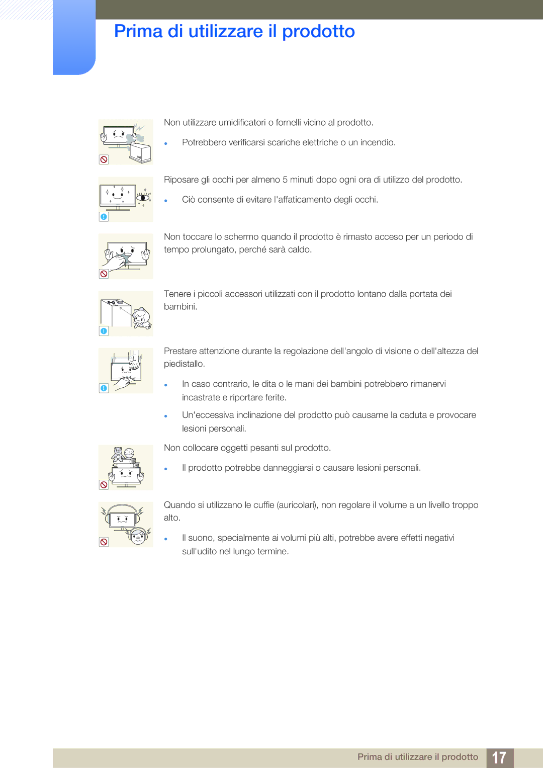 Samsung LF22FN1PFBZXEN, LF24FN1PFBZXEN manual Prima di utilizzare il prodotto 