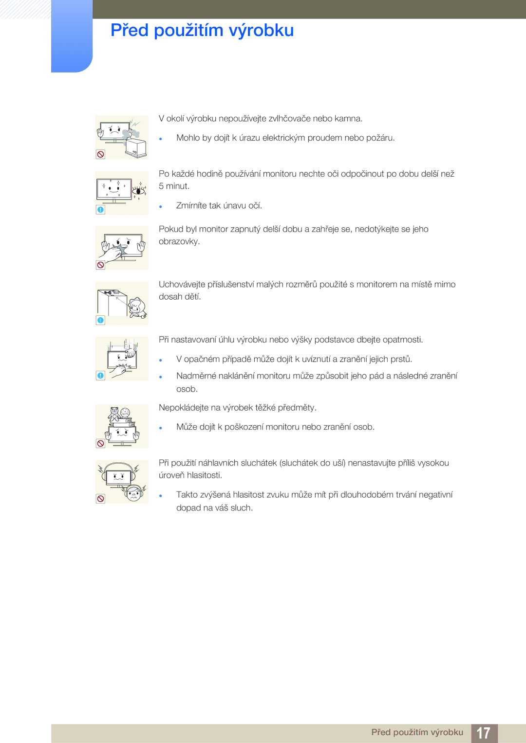 Samsung LF22FN1PFBZXEN, LF24FN1PFBZXEN manual Před použitím výrobku 