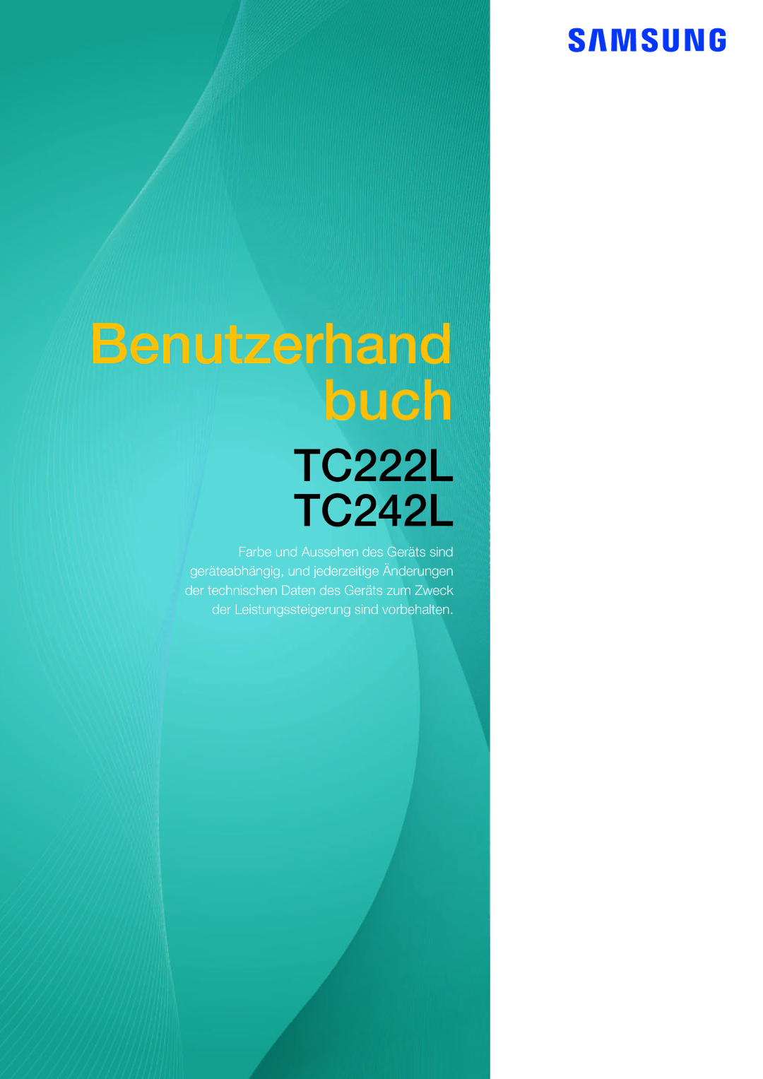 Samsung LF22FT1LFGZXEN, LF24FT1LFGZXEN manual Benutzerhand buch 