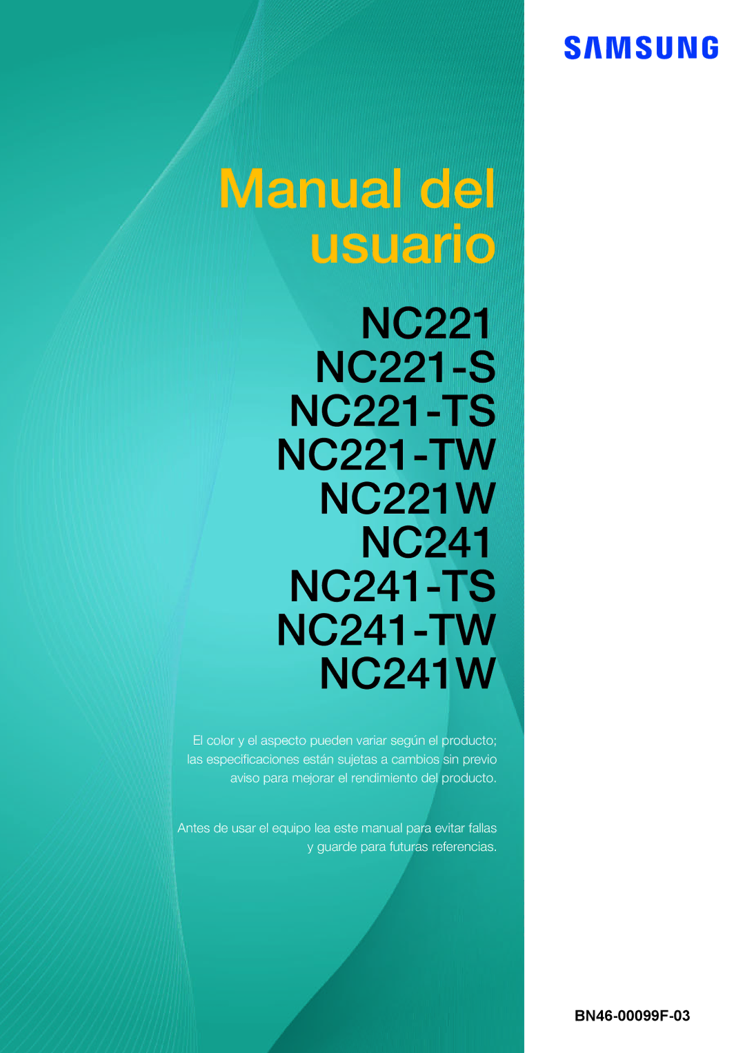 Samsung LF24FN1PFBZXEN, LF24NEBHBNM/EN manual Manual del usuario 