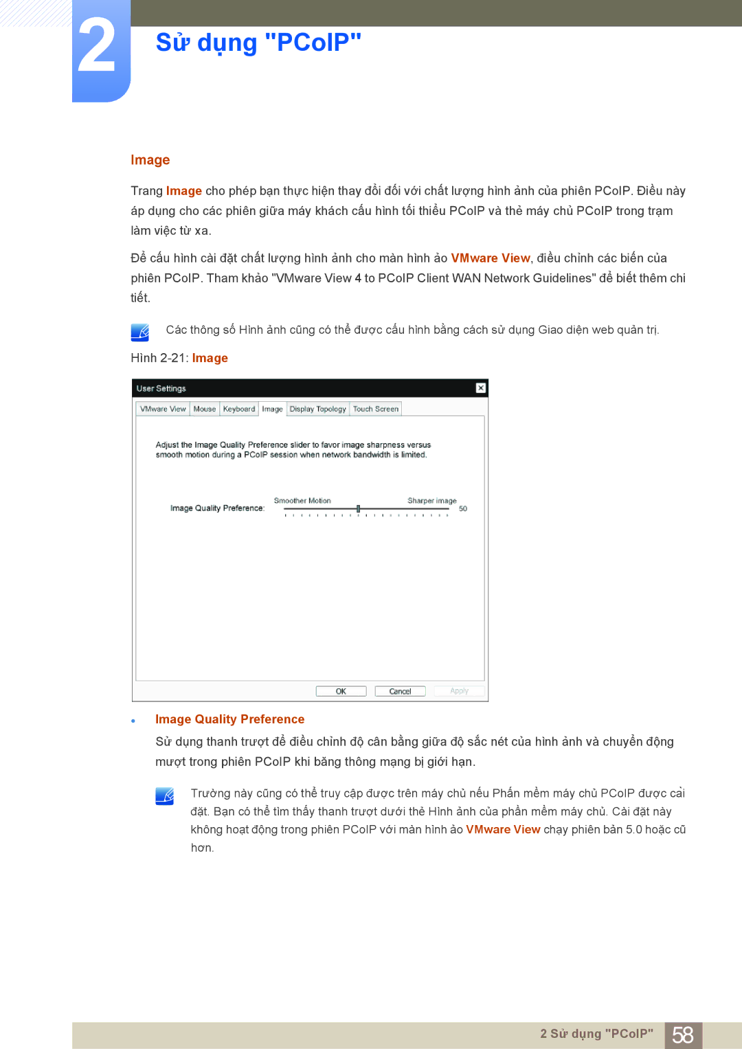 Samsung LF24NEBHBNM/XY, LF19NEBHBNM/XY manual Image Quality Preference 