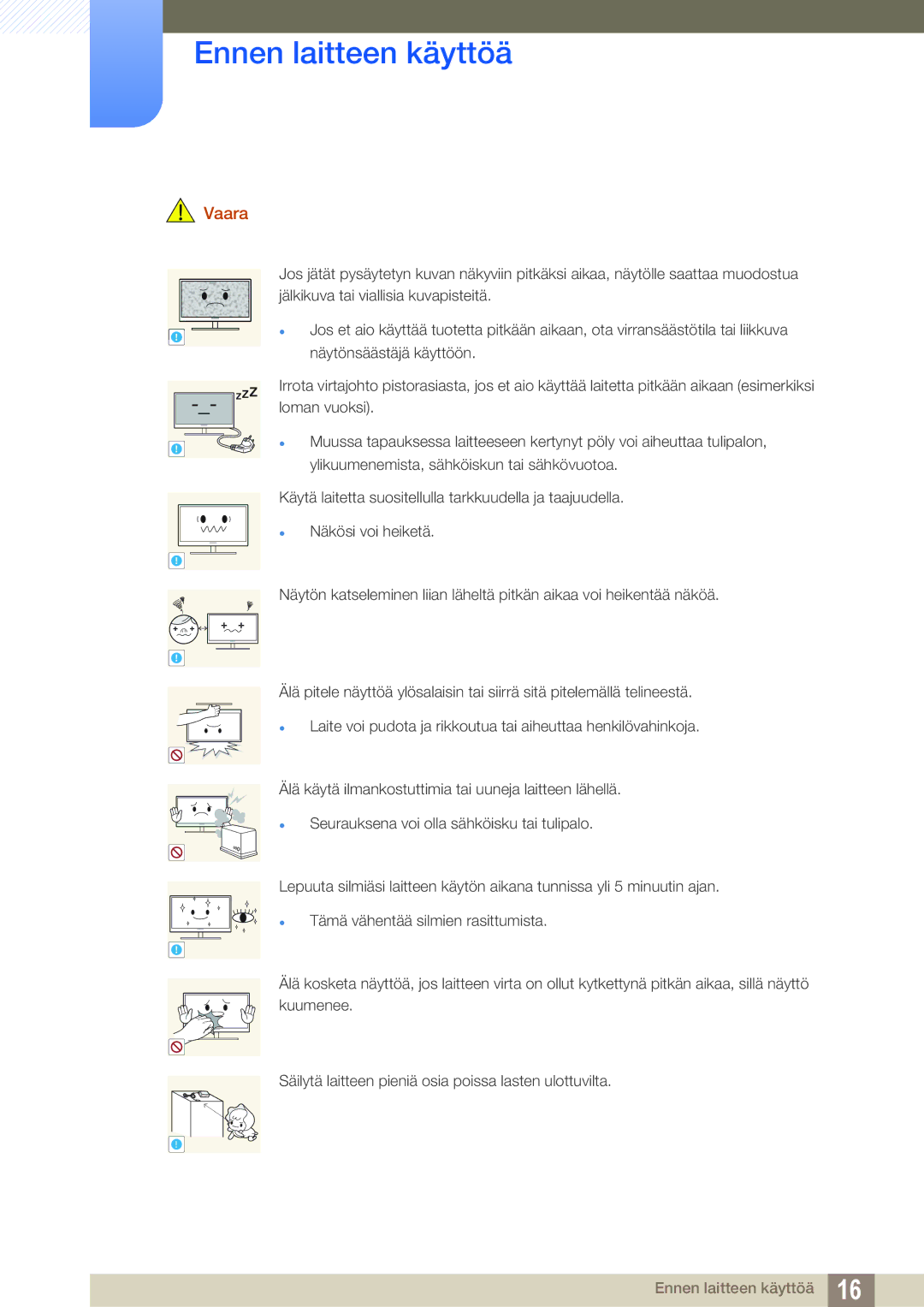 Samsung LF24NEBHBNU/EN, LF22NTBHBNM/EN, LF24NEBHBNM/EN, LF24FN1PFBZXEN manual Vaara 