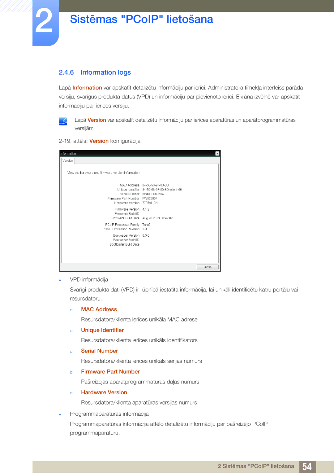 Samsung LF24NEBHBNU/EN, LF24FN1PFBZXEN manual Information logs 