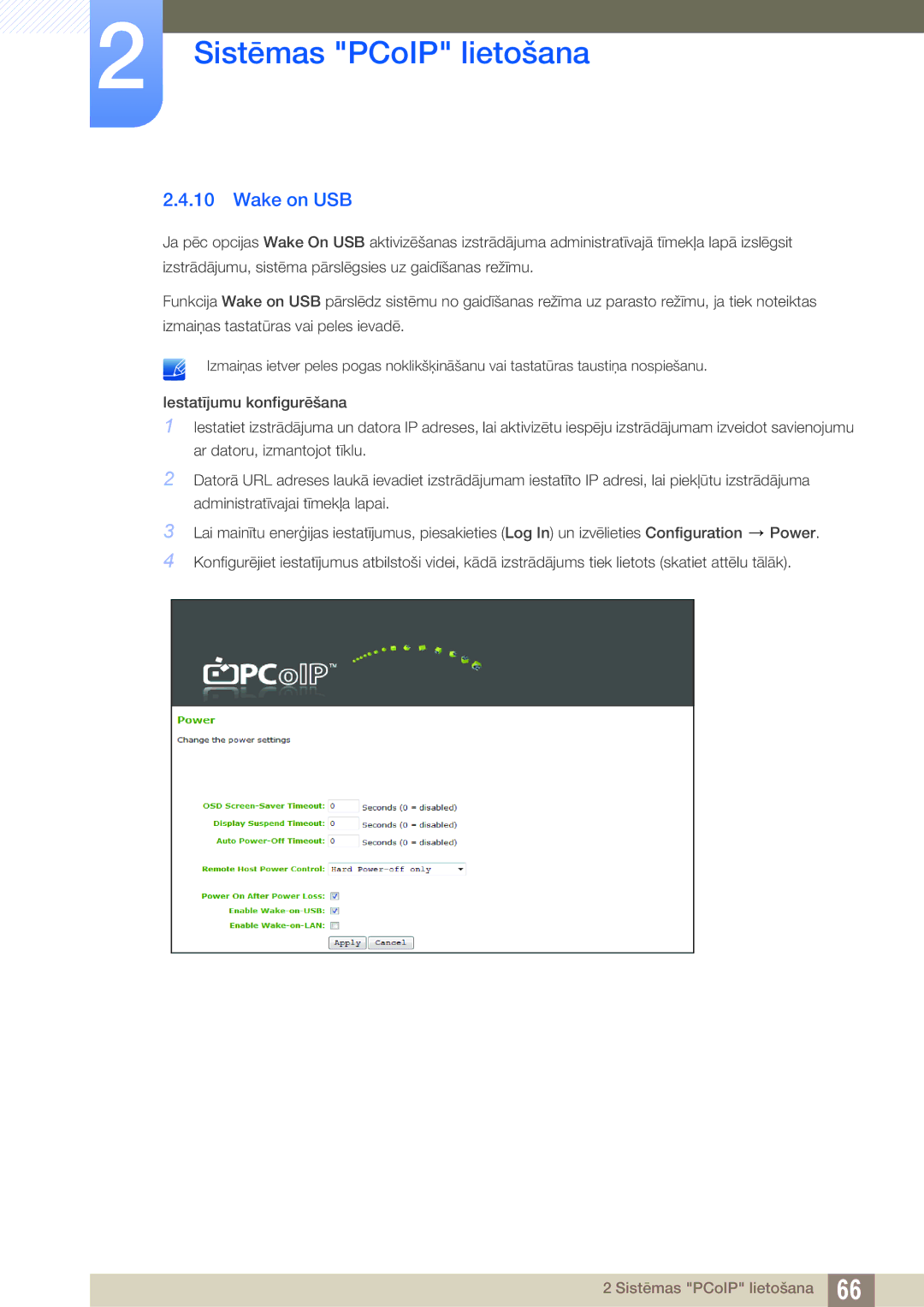 Samsung LF24NEBHBNU/EN, LF24FN1PFBZXEN manual Wake on USB 