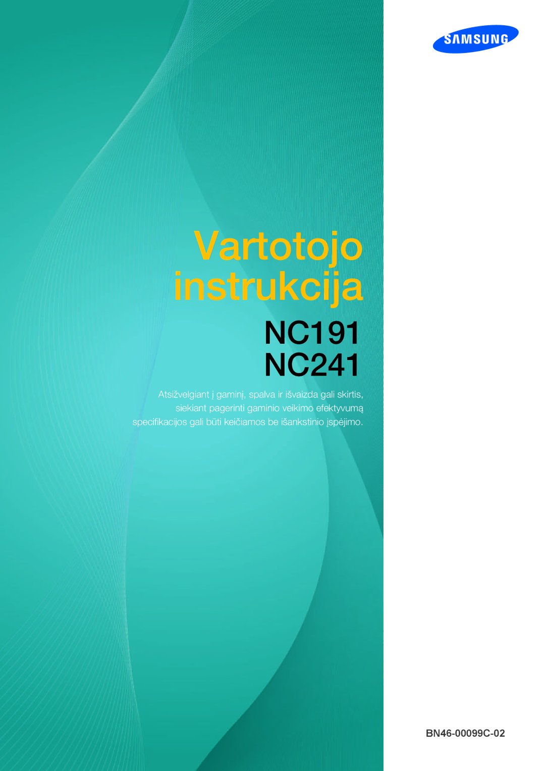 Samsung LF24FN1PFBZXEN, LF24NEBHBNU/EN manual Vartotojo instrukcija 