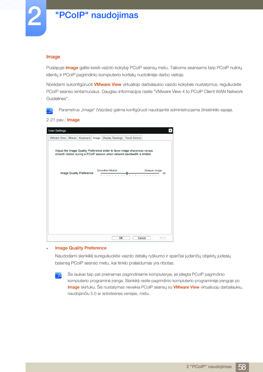 Samsung LF24NEBHBNU/EN, LF24FN1PFBZXEN manual Image Quality Preference 