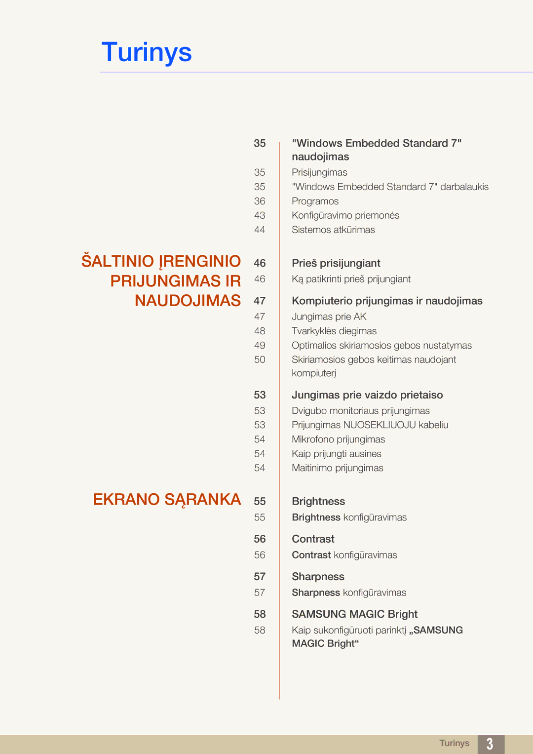 Samsung LF24TOWHBFM/EN manual Prieš prisijungiant 