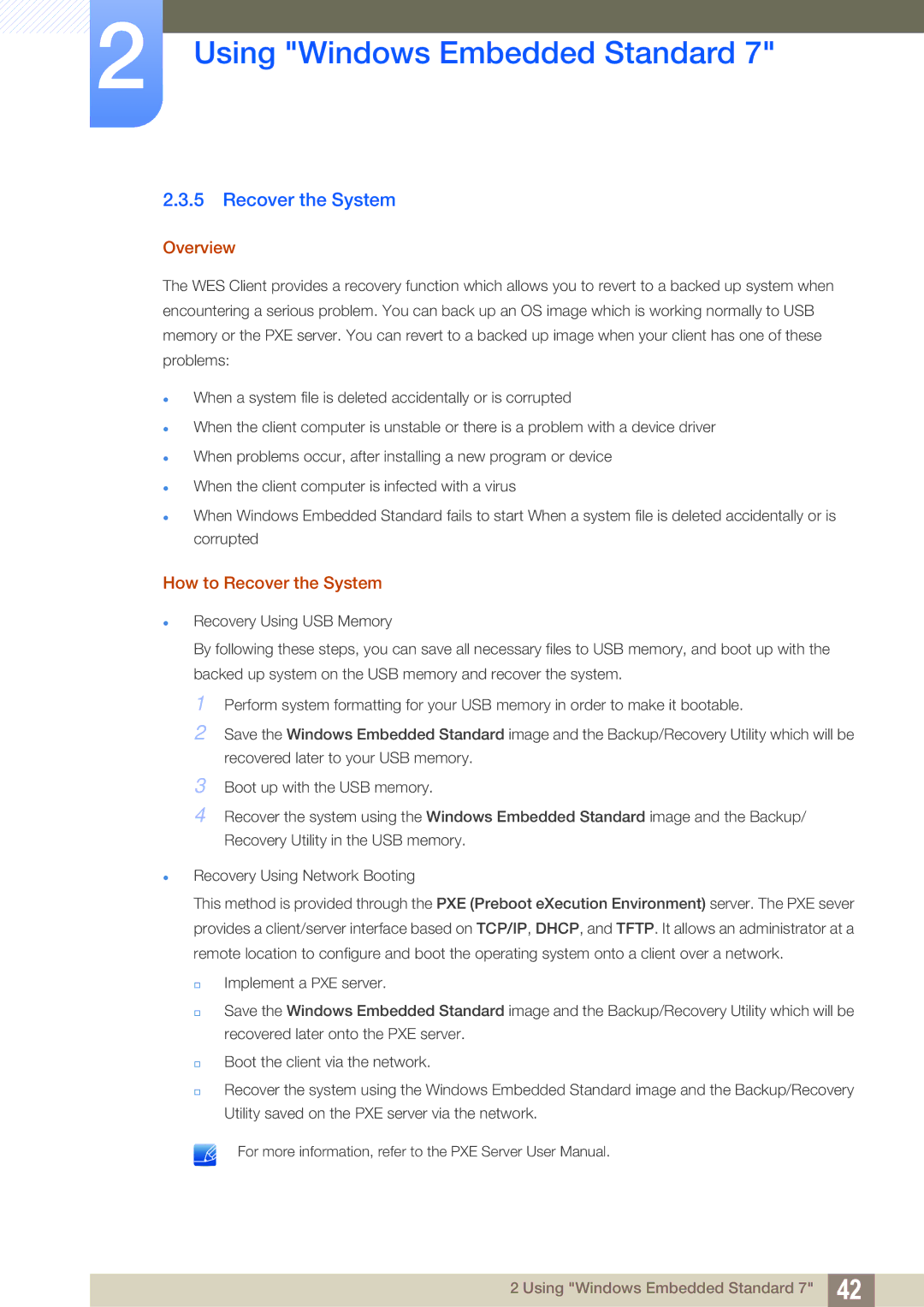 Samsung LF22TSWTBDN/NG, LF24TSWTBDN/EN, LF19TSWTBDN/EN, LF22TSWTBDN/EN manual Overview, How to Recover the System 