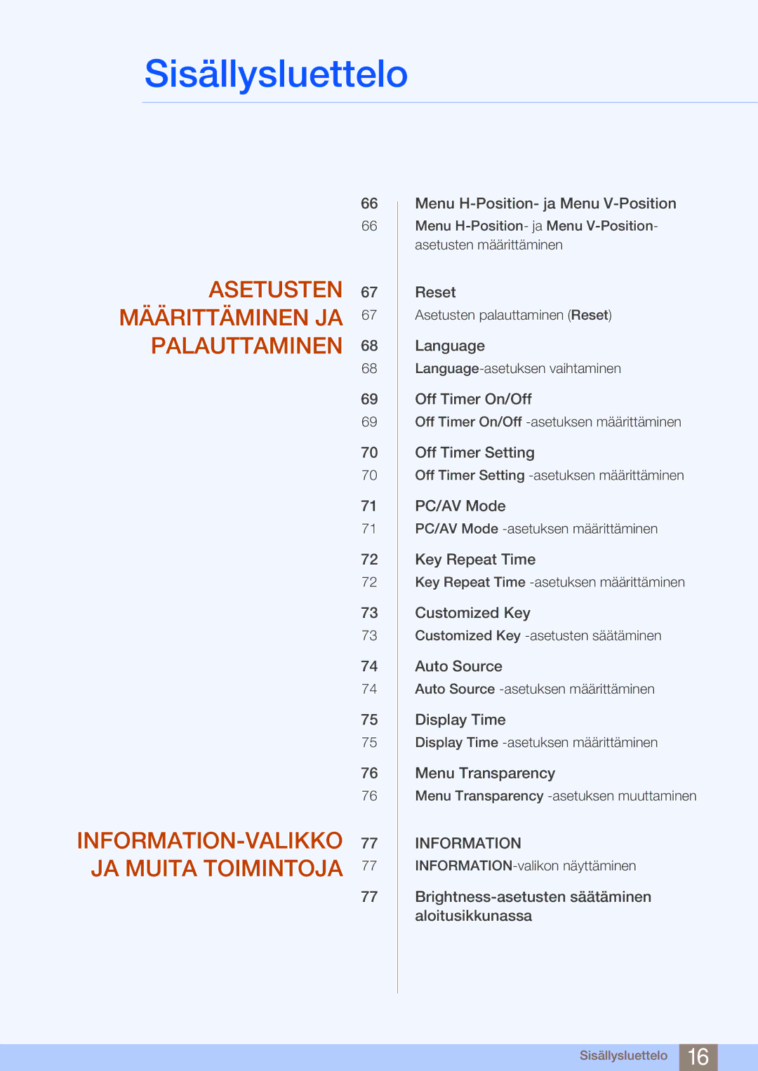 Samsung LF19TSWTBDN/EN, LF24TSWTBDN/EN, LF22TSWTBDN/EN manual Information 