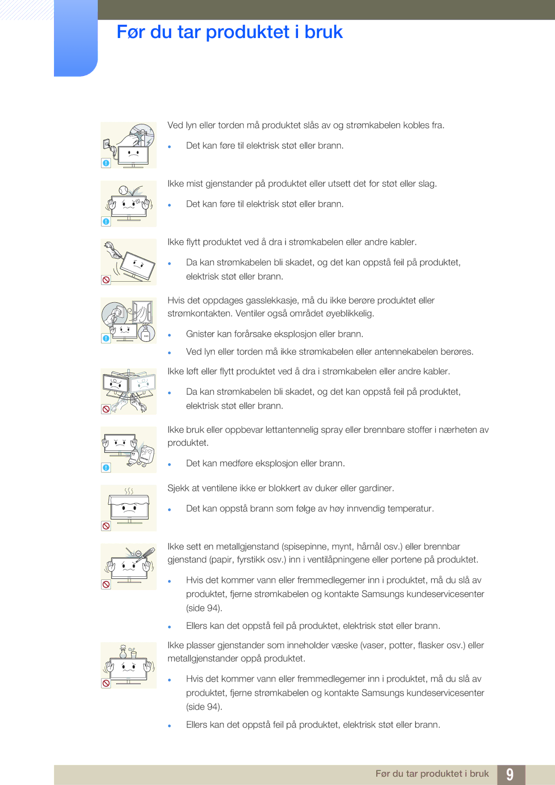 Samsung LF24TSWTBDN/EN, LF19TSWTBDN/EN, LF22TSWTBDN/EN manual Gas 