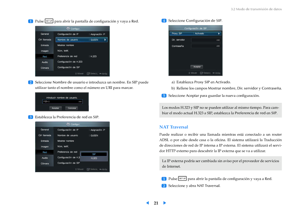 Samsung LF24VPNLB/EN manual NAT Traversal 