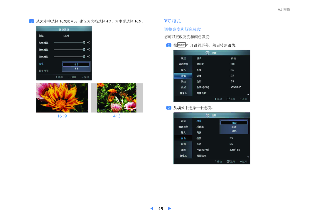 Samsung LF24VPNLBSEN manual Vc 模式 