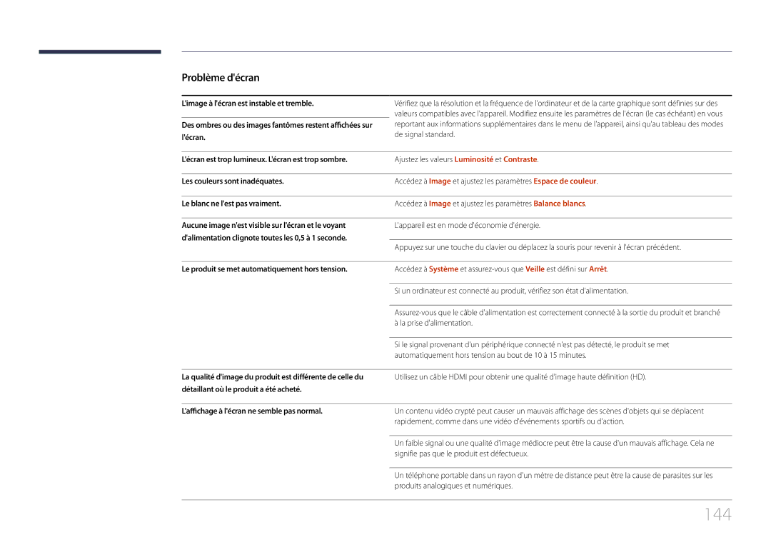 Samsung LH10DBDPLBC/EN manual 144 