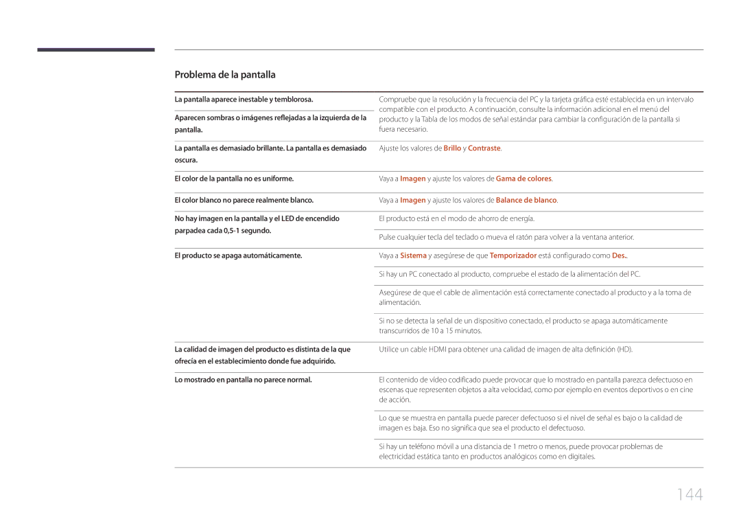 Samsung LH10DBDPLBC/EN manual 144 