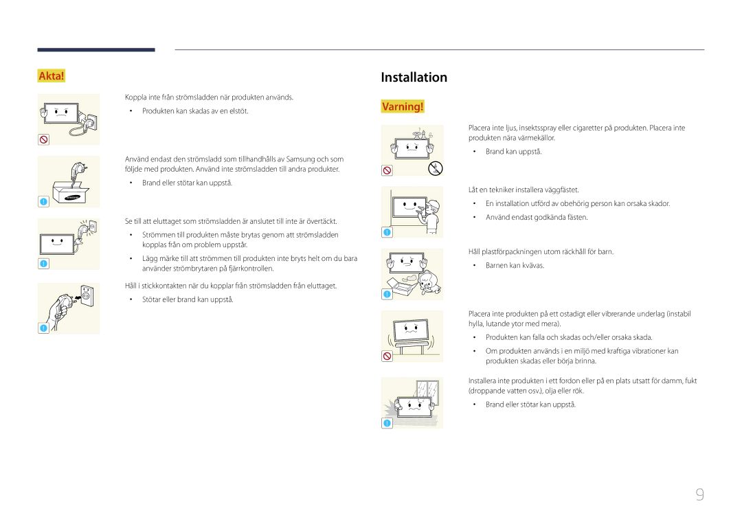 Samsung LH10DBDPLBC/EN manual Installation 