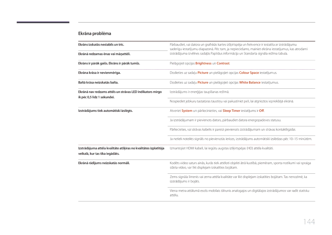 Samsung LH10DBDPLBC/EN manual 144 