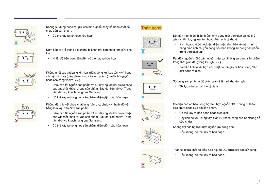 Samsung LH10DBDPLBC/XY manual Hoặc các công vào/ra 