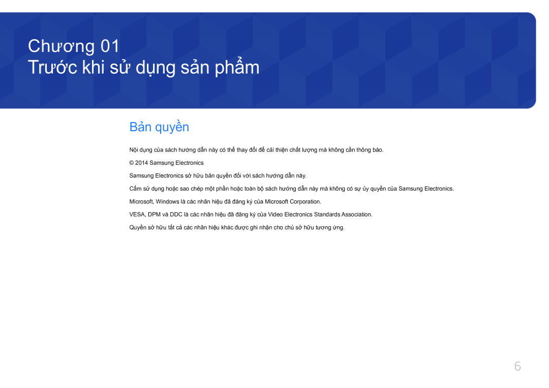 Samsung LH10DBDPLBC/XY manual Trươc khi sư dung sản phẩm, Bản quyền 