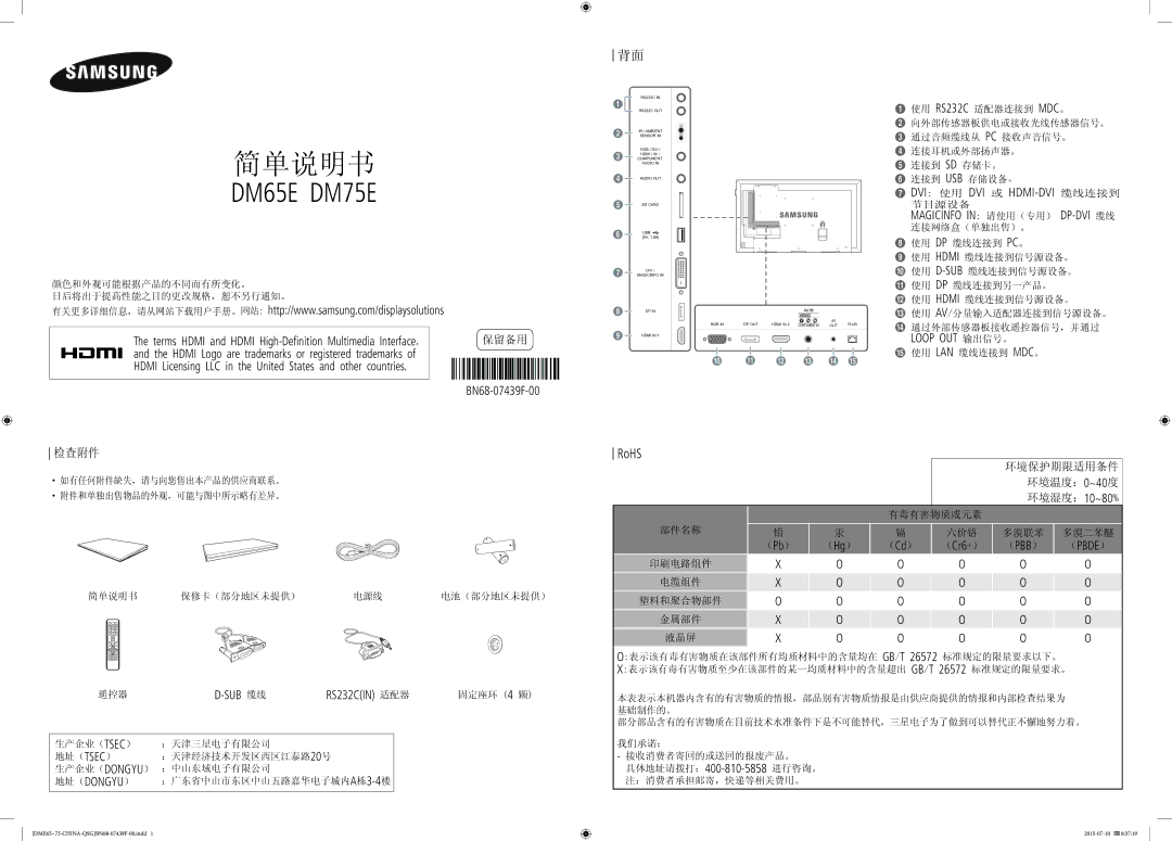 Samsung LH10DBEPEBB/EN, LH10DBEPTGC/EN, LH10DBEPPBB/EN manual Brukerhåndbok 