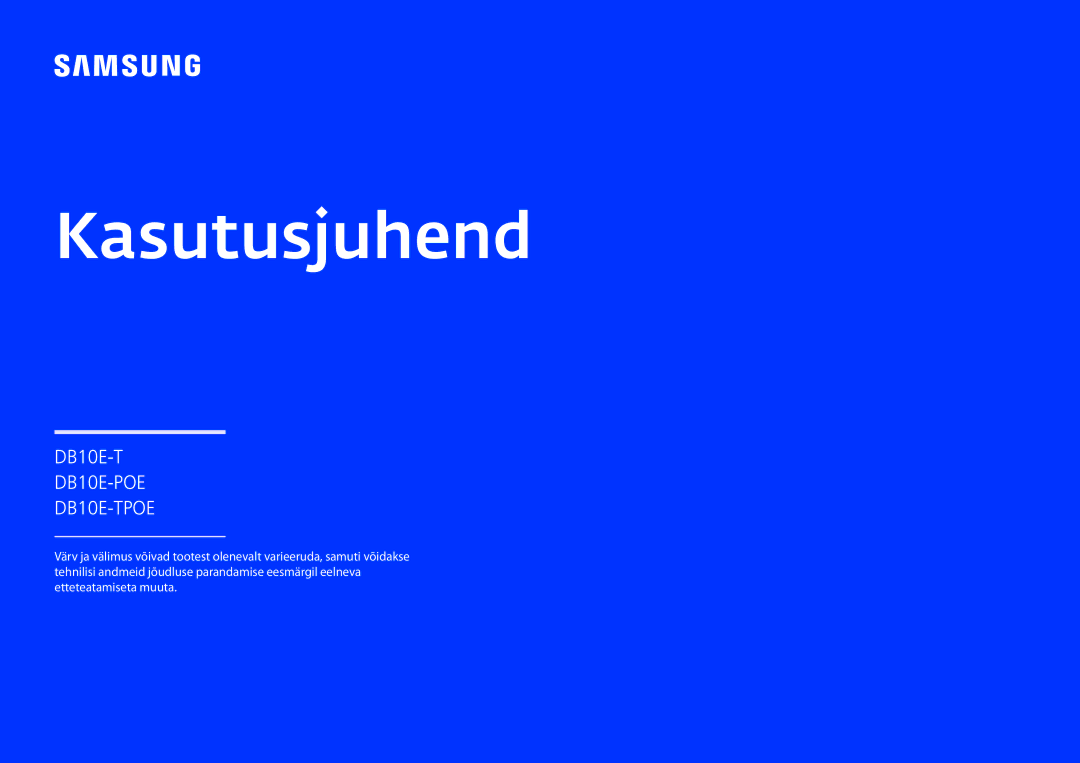 Samsung LH10DBEPEBB/EN, LH10DBEPTGC/EN, LH10DBEPPBB/EN manual Benutzerhandbuch 