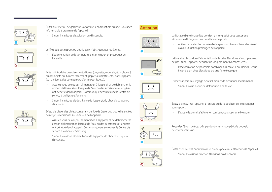 Samsung LH22DBDPLGC/EN manual Par un évent, des connecteurs dentrée/sortie, etc 