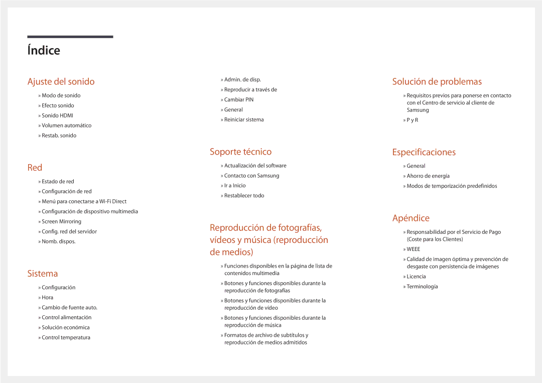 Samsung LH22DBDPLGC/EN manual Ajuste del sonido 