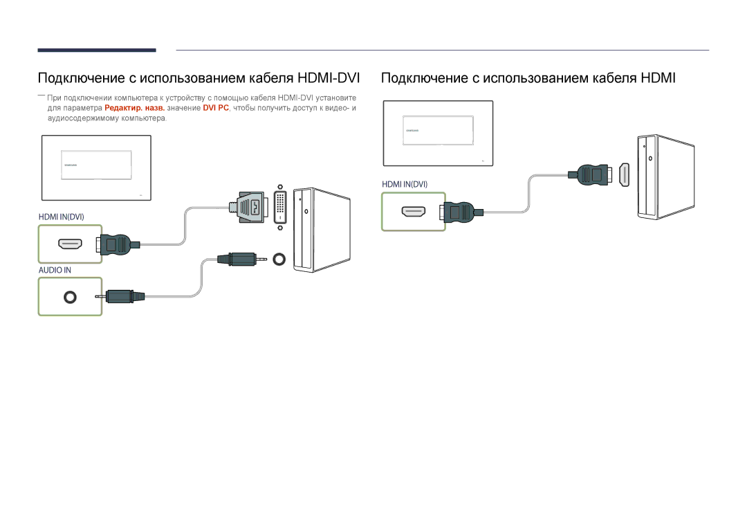 Samsung LH22DBDPLGC/EN manual Hdmi Indvi 