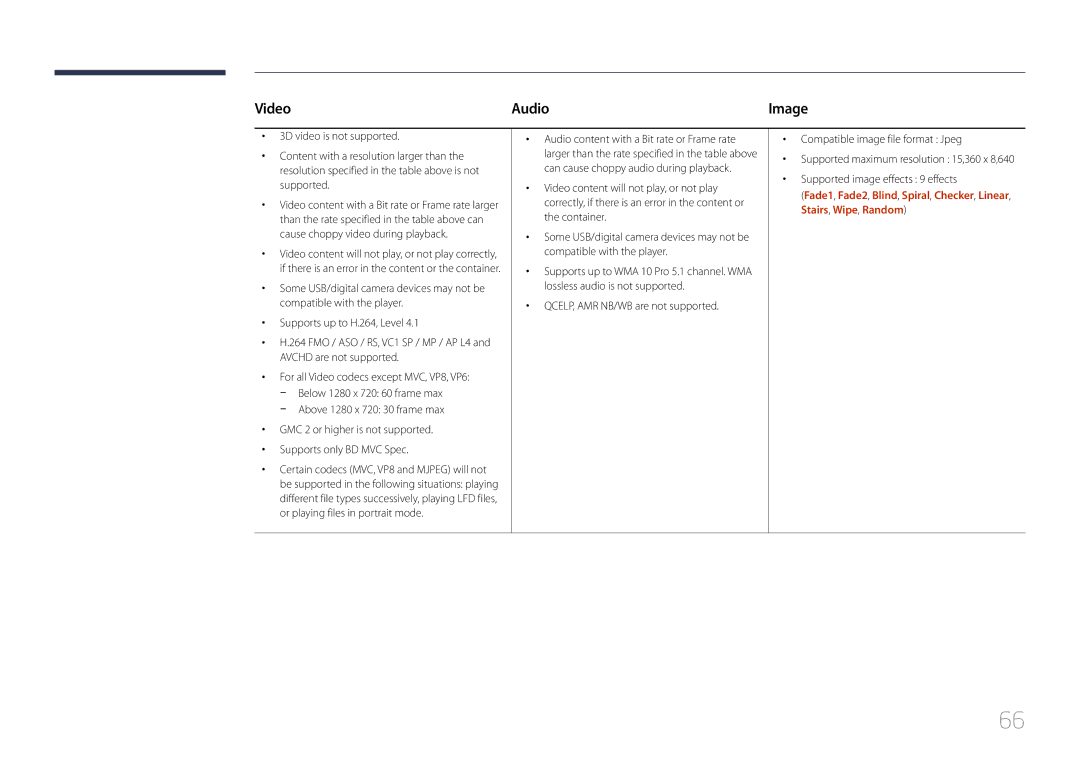 Samsung LH22DBDPTGC/EN, LH22DBDPTGC/CH manual Video Audio, Image 