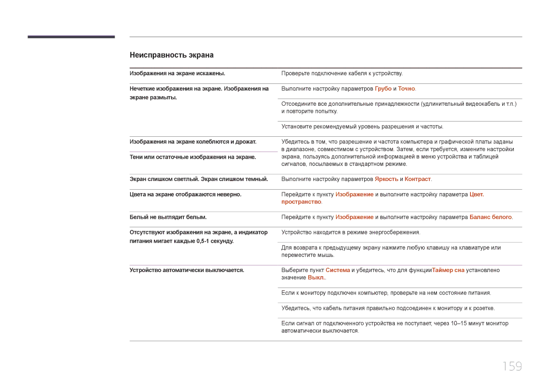 Samsung LH22DBDPTGC/EN manual 159, Пространство 