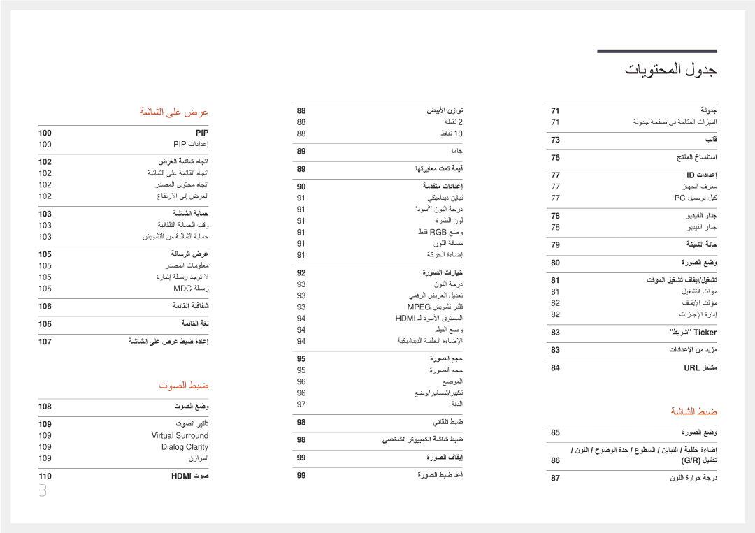 Samsung LH22DBDPTGC/NG manual تايوتحملا لودج 