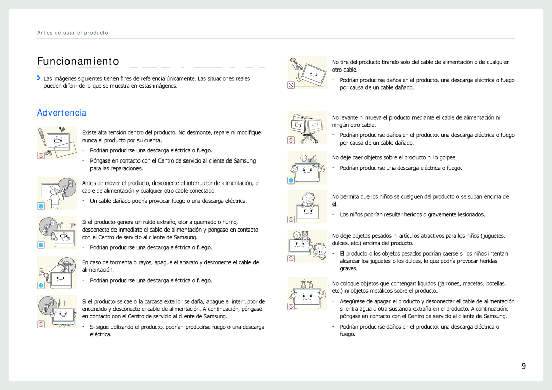 Samsung LH22NLBVLVC/EN manual Funcionamiento 