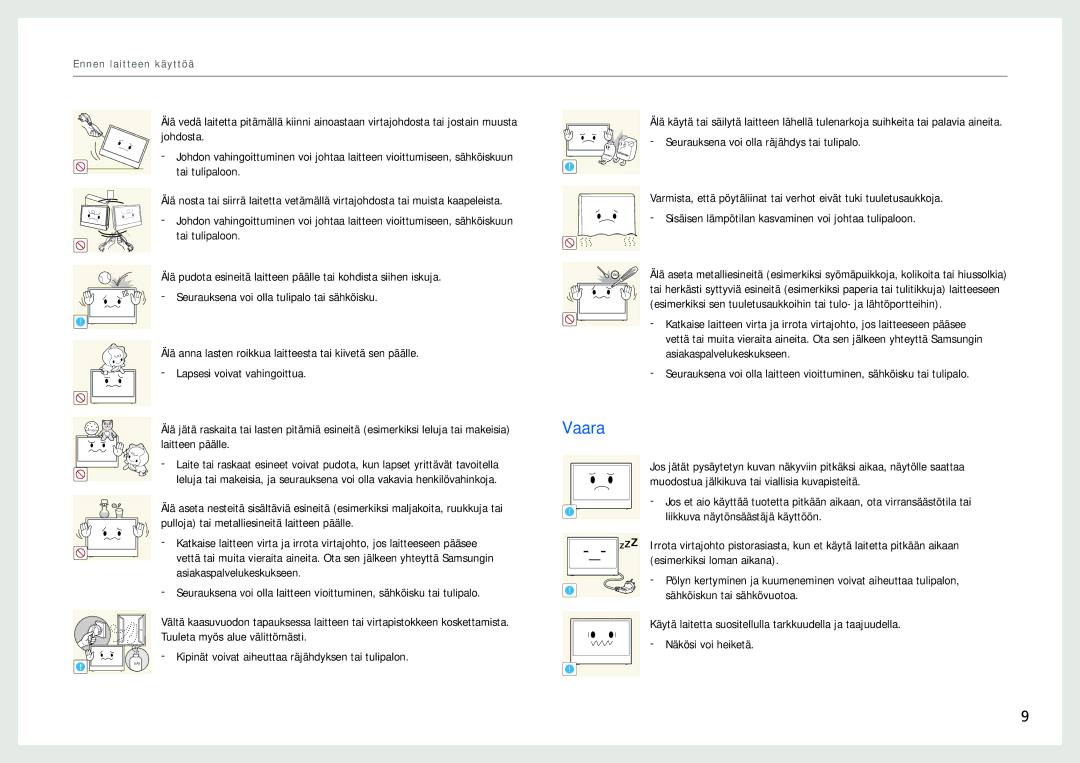 Samsung LH22NLBVLVC/EN manual Asiakaspalvelukeskukseen 