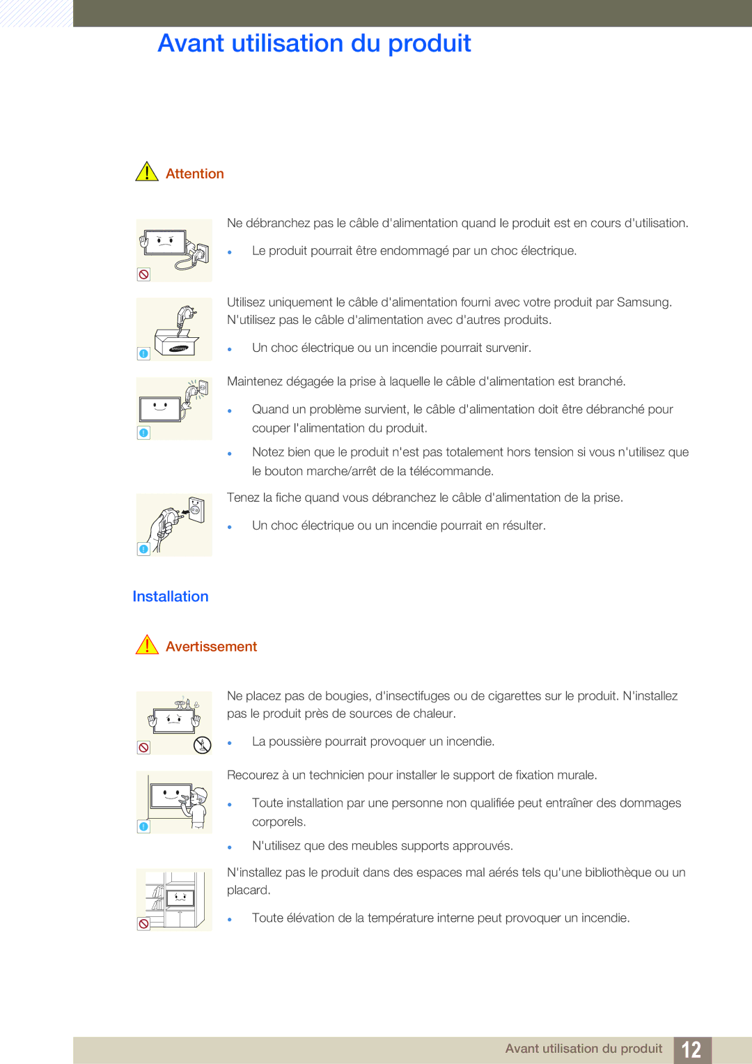 Samsung LH22UDBPLBB/EN manual Installation 