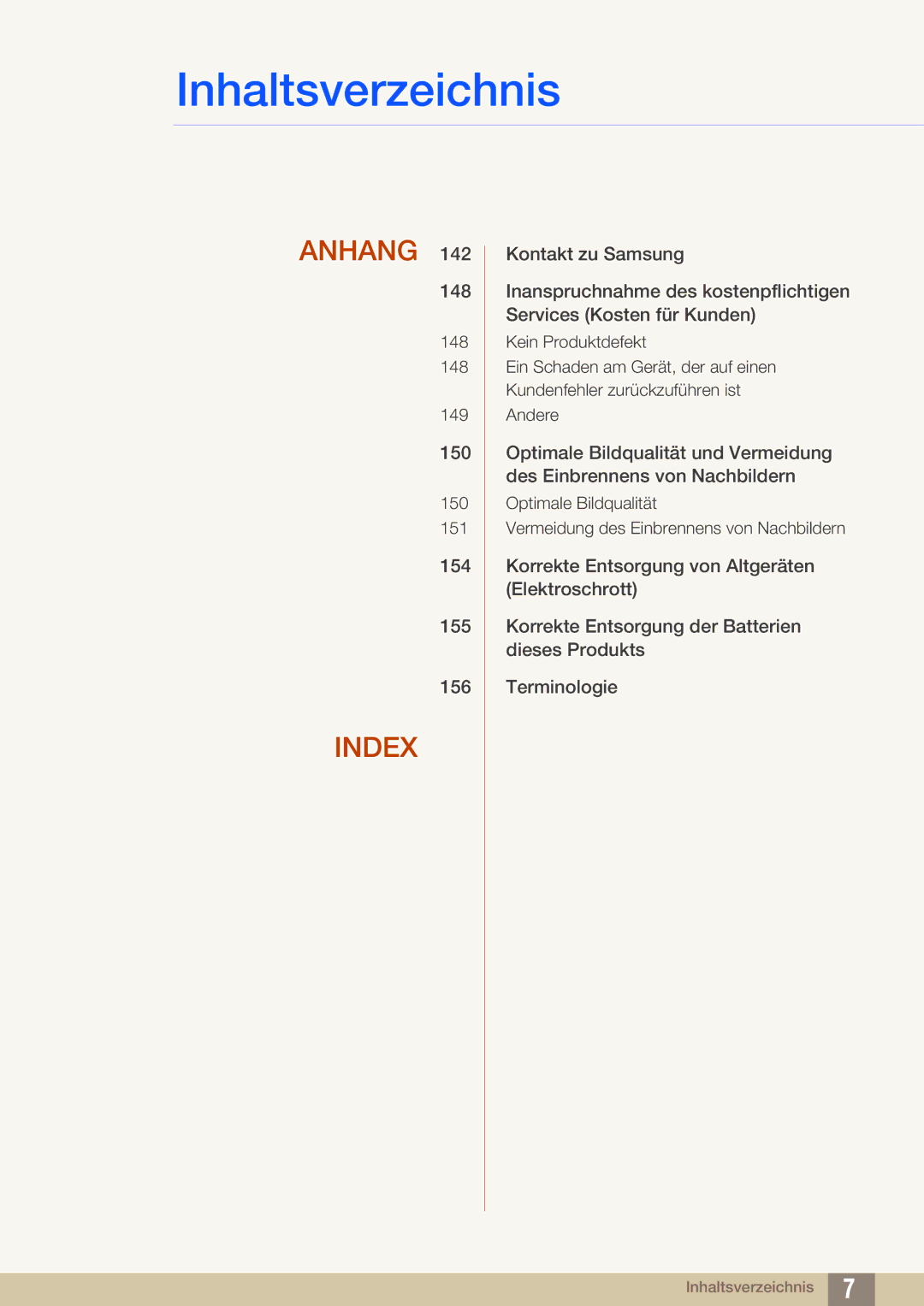 Samsung LH22UDBPLBB/EN manual Anhang 