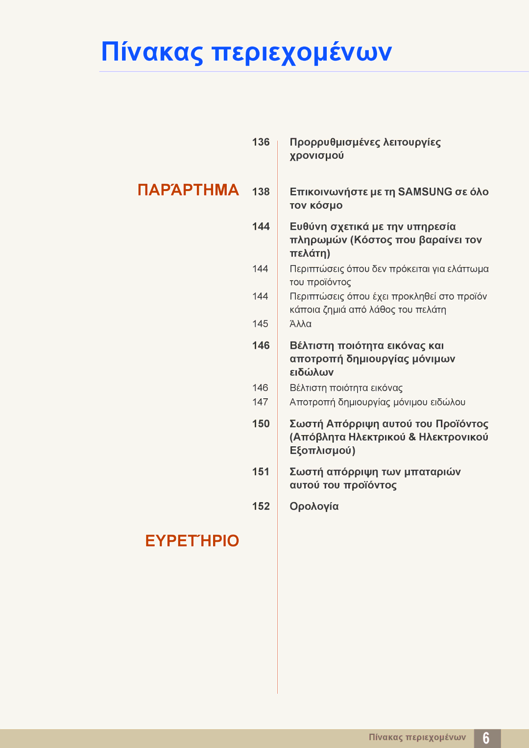 Samsung LH22UDBPLBB/EN manual Παράρτημα 