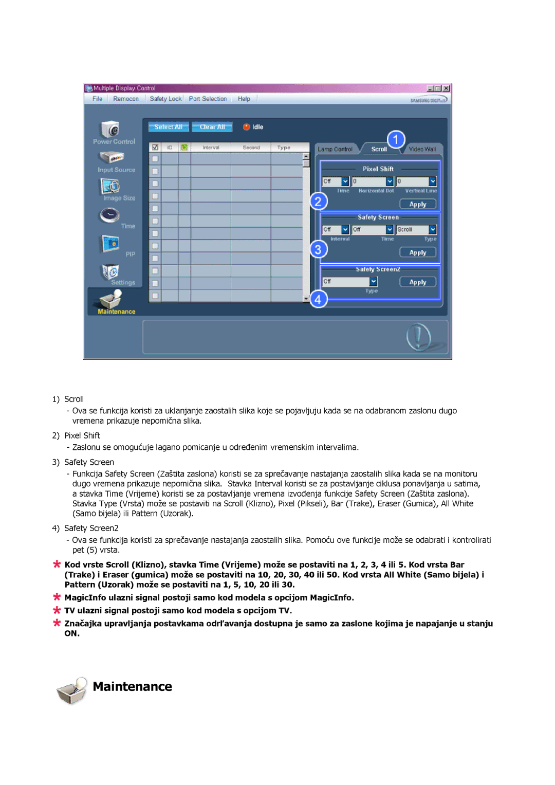 Samsung LH23PTTMBC/EN, LH23PTRMBC/EN manual Maintenance 