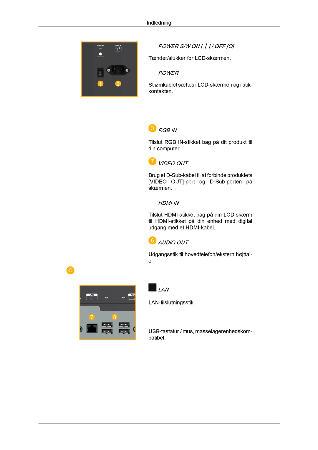 Samsung LH23PTVHBC/EN, LH23PTSMBC/EN, LH23PTRMBC/EN, LH23PTTMBC/EN, LH23PTRHBC/EN manual Power 