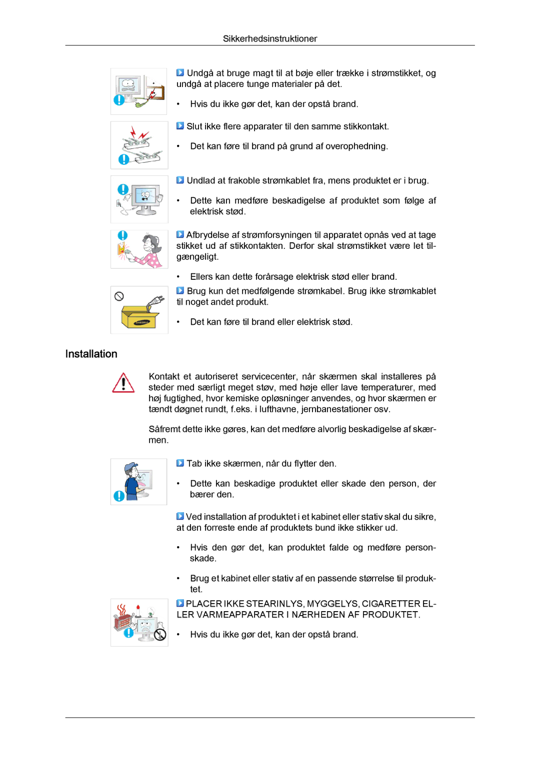 Samsung LH23PTRHBC/EN, LH23PTSMBC/EN, LH23PTRMBC/EN, LH23PTTMBC/EN, LH23PTVHBC/EN manual Installation 