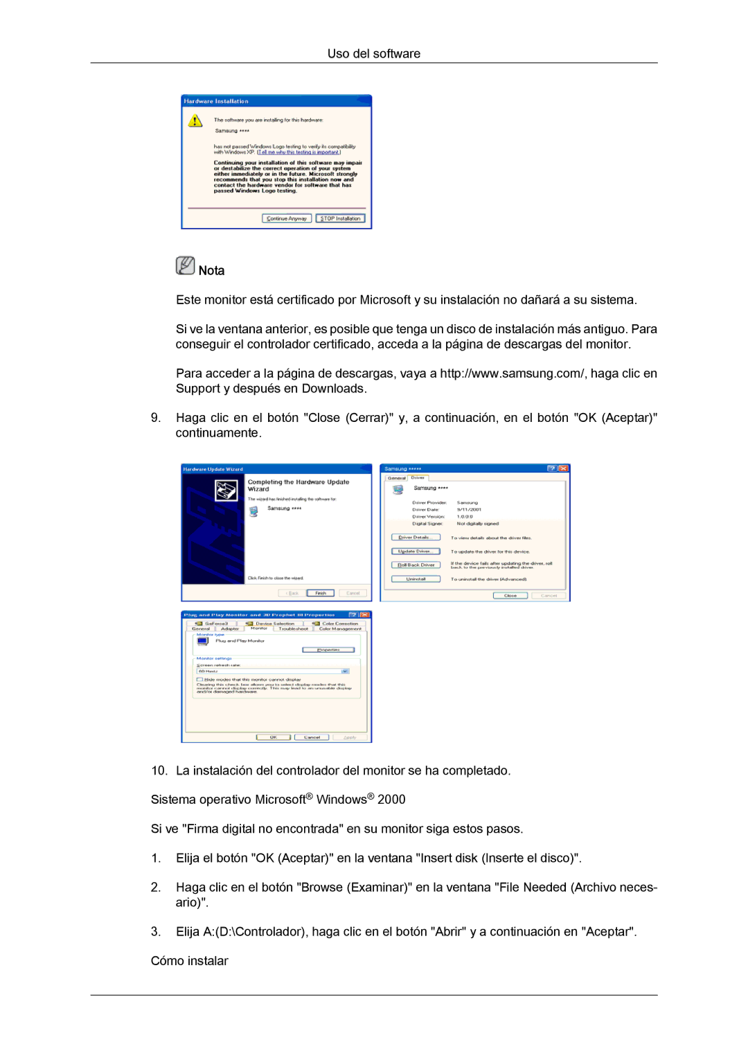 Samsung LH23PTRMBC/EN, LH23PTSMBC/EN, LH23PTVMBC/EN, LH23PTTMBC/EN manual Nota 