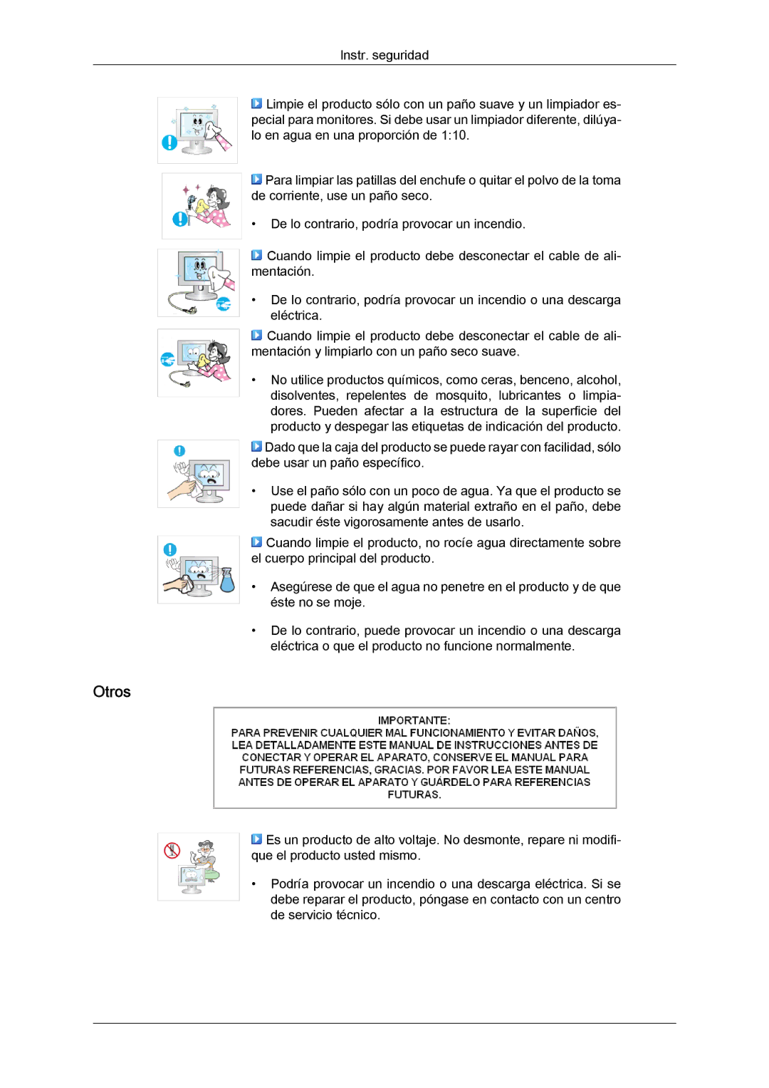 Samsung LH23PTRMBC/EN, LH23PTSMBC/EN, LH23PTVMBC/EN, LH23PTTMBC/EN manual Otros 