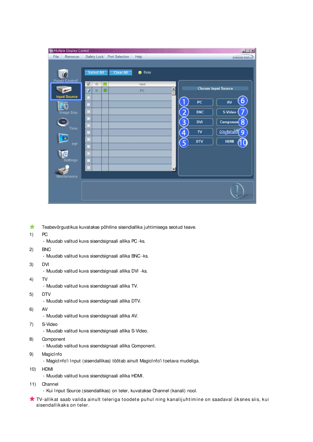 Samsung LH23PTSMBC/EN manual 