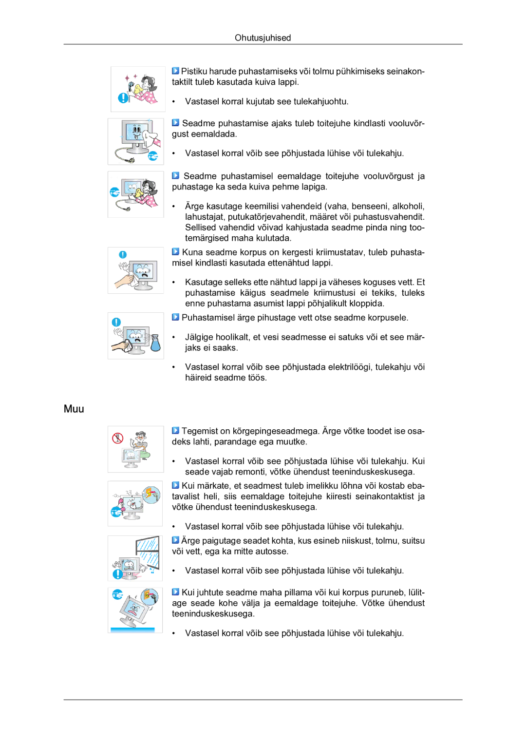 Samsung LH23PTSMBC/EN manual Muu 