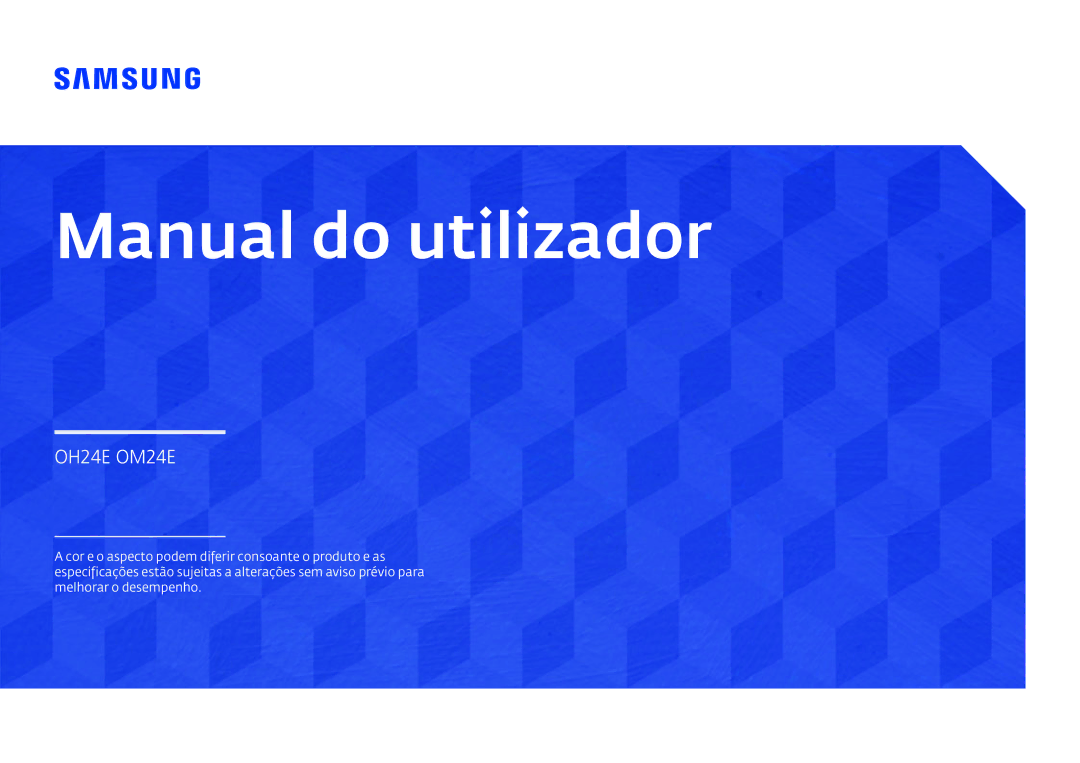 Samsung LH24OHEPKBB/EN, LH24OMEPWBC/EN manual Manual del usuario 