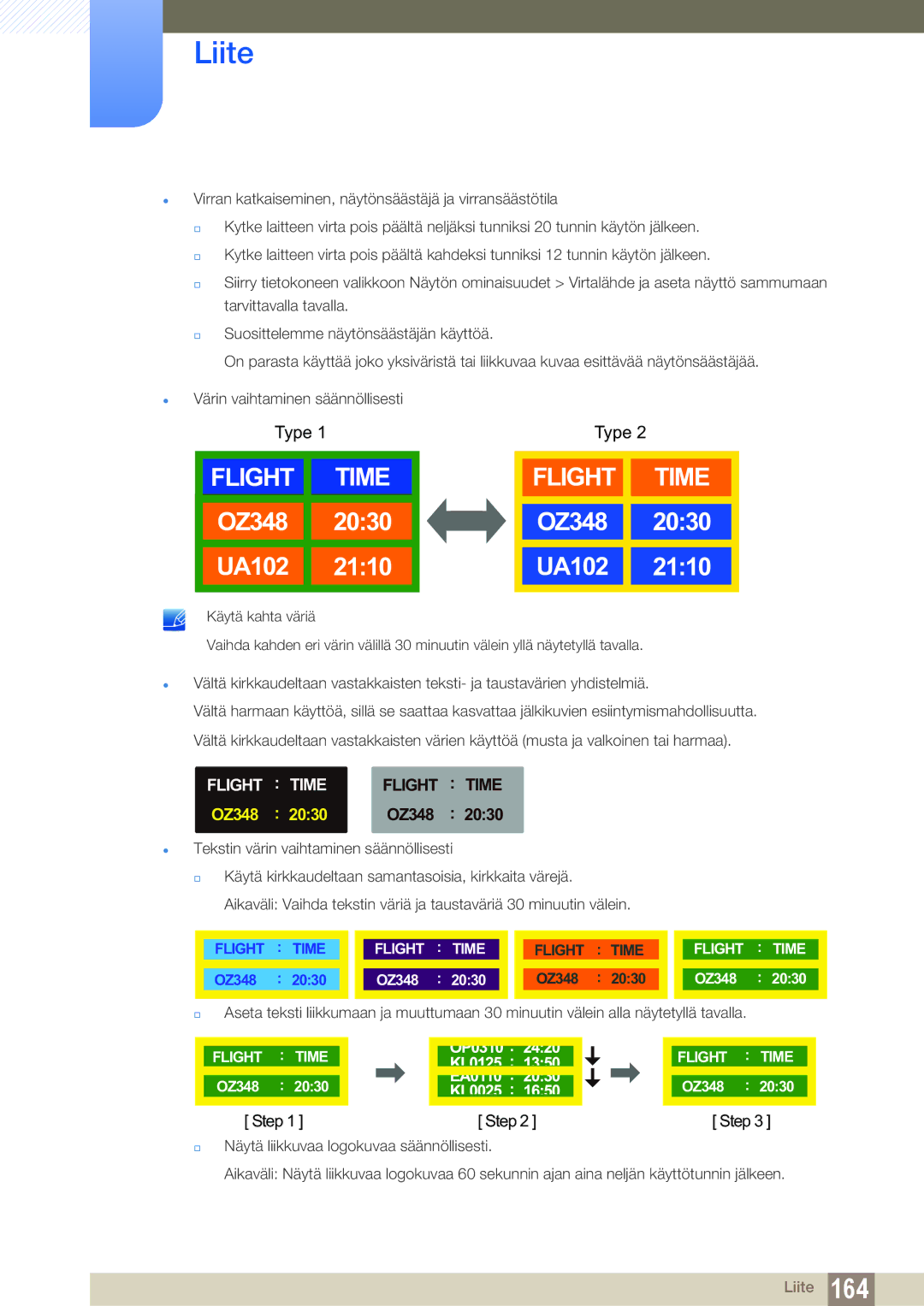 Samsung LH32ARPLBC/EN manual Flight Time 